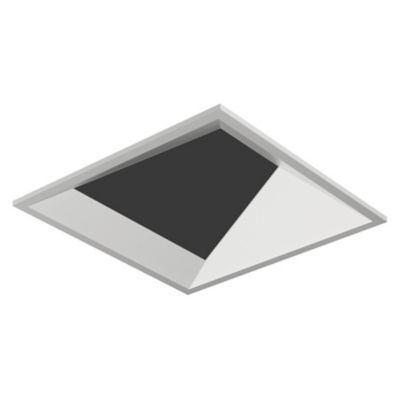 Entra 3 Inch Square Flangeless Adjustable Wall Wash Trim