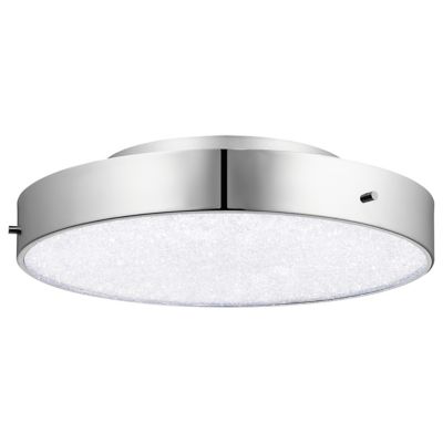 Crystal Moon LED Round Flushmount