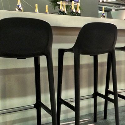 Shown in Dark Grey finish, Bar Height