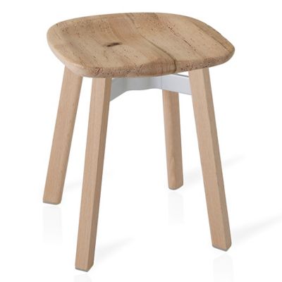 Su Small Stool, Wooden Seat