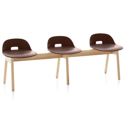 Alfi 3-Seat Bench, Low Back