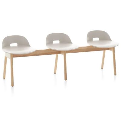 Alfi 3-Seat Bench, Low Back