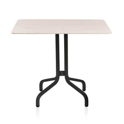 1 Inch Cafe Table Square, Wood Top
