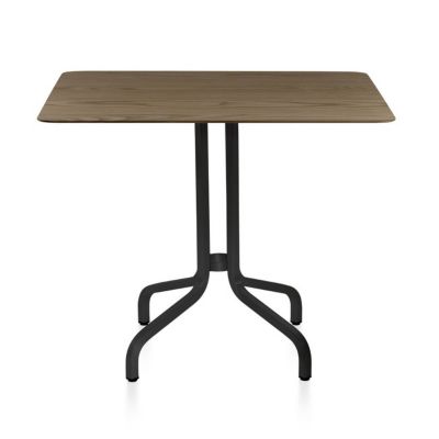 1 Inch Cafe Table Square, Wood Top