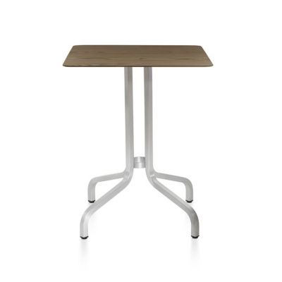 1 Inch Cafe Table Square, Wood Top