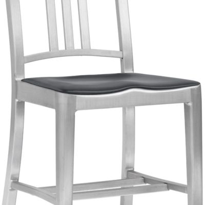 Upholstered Seat Pad for Navy Chair