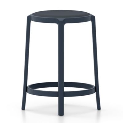 On & On Barstool with Upholstered Seat