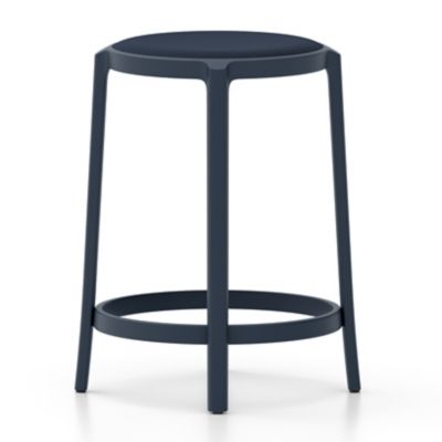 On & On Barstool with Upholstered Seat