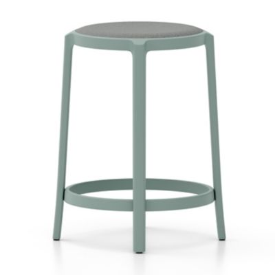 On & On Barstool with Upholstered Seat