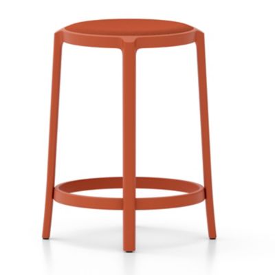 On & On Barstool with Upholstered Seat