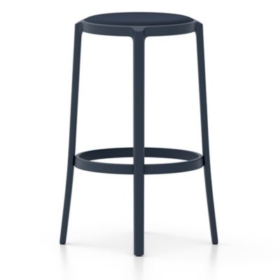 On & On Barstool with Upholstered Seat