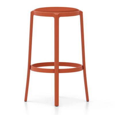On & On Barstool with Upholstered Seat