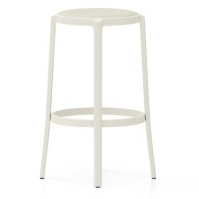 On & On Barstool with Upholstered Seat