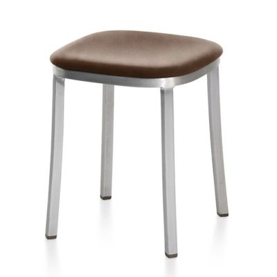 1 Inch Small Stool, Upholstered