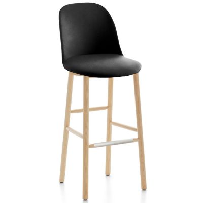 Alfi Stool, High Back With Alfi Soft Slip Cover