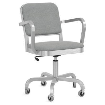 Navy Officer Swivel Armchair