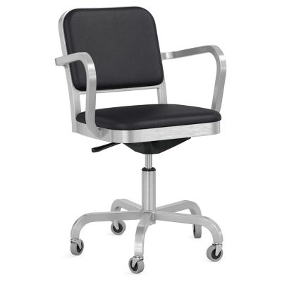 Navy Officer Swivel Armchair