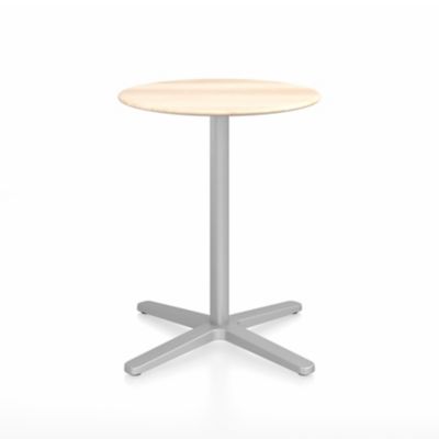 2 Inch X Base Round Cafe Table