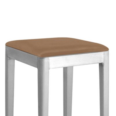 Upholstered Leather Seat Pad for Emeco Stool