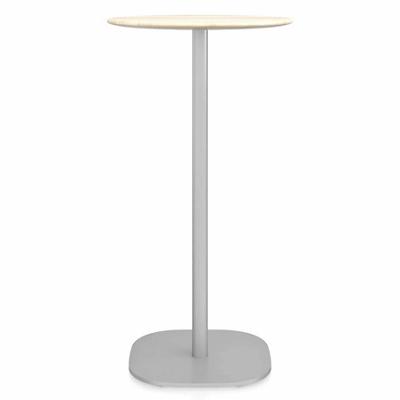 2 Inch Flat Base Bar Table, Round Top