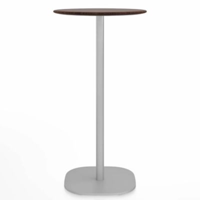 2 Inch Flat Base Bar Table, Round Top