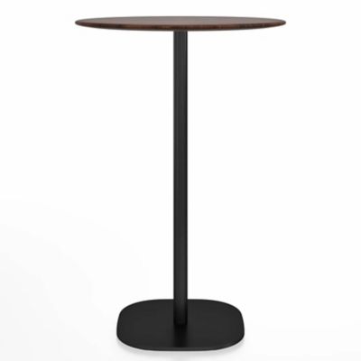2 Inch Flat Base Bar Table, Round Top