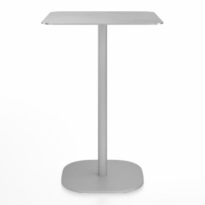 2 Inch Flat Base Counter Table, Square Top