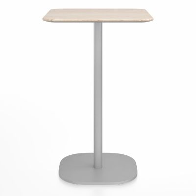 2 Inch Flat Base Counter Table, Square Top