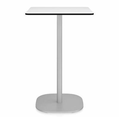 2 Inch Flat Base Counter Table, Square Top