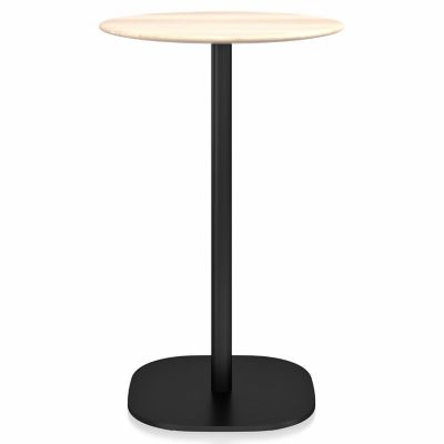 2 Inch Flat Base Bar/Counter Table, Round Top