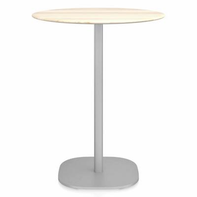 2 Inch Flat Base Bar/Counter Table, Round Top
