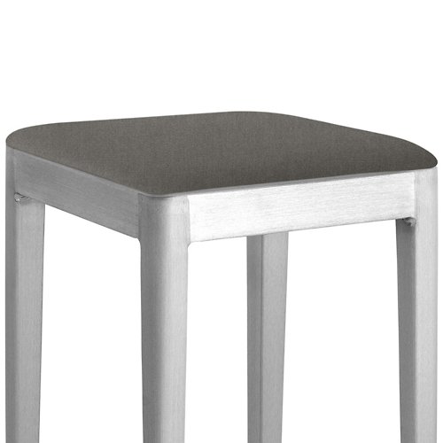 Upholstered Outdoor Seat Pad for Emeco Stool