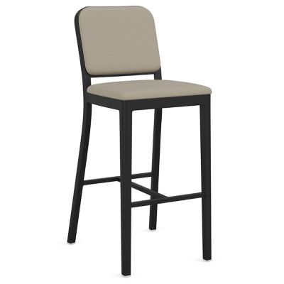 Navy Officer Upholstered Bar/Counter Stool