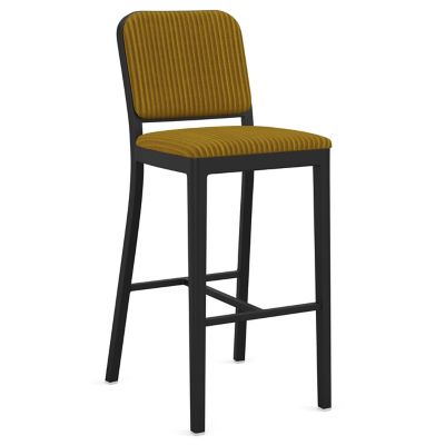 Navy Officer Upholstered Bar/Counter Stool