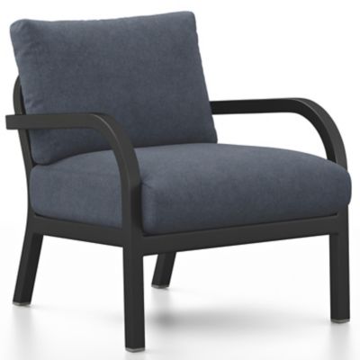 Navy Outdoor Lounge Armchair