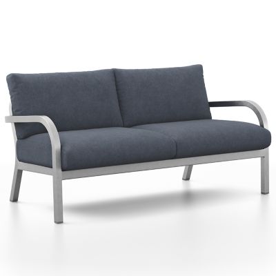 Navy Outdoor 2 Seater Sofa