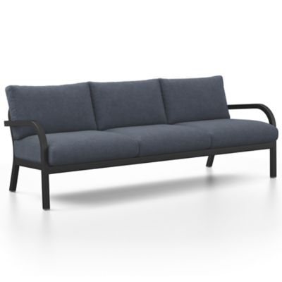 Navy Lounge Outdoor 3-Seat Sofa