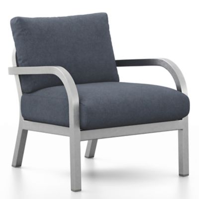 Navy Outdoor Lounge Armchair