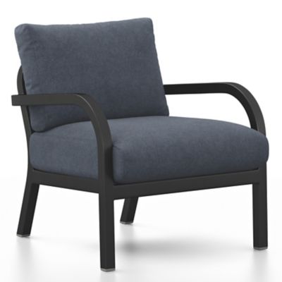 Navy Outdoor Lounge Armchair