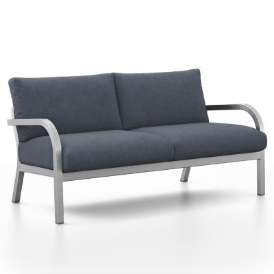 Navy Outdoor Lounge 2-Seat Sofa