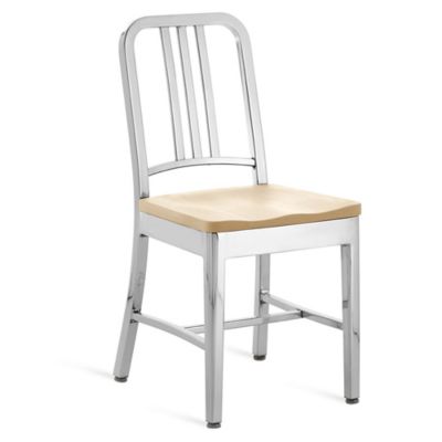 Navy Outdoor Side Chair