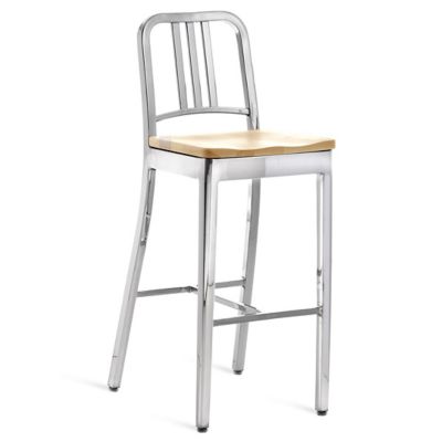 Navy Outdoor Bar / Counter Stool