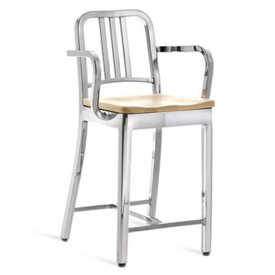 Navy Outdoor with Arm Bar / Counter Stool