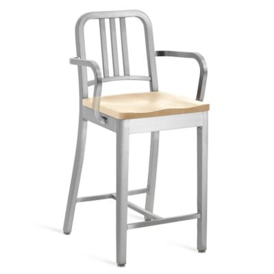 Navy Outdoor with Arm Bar / Counter Stool