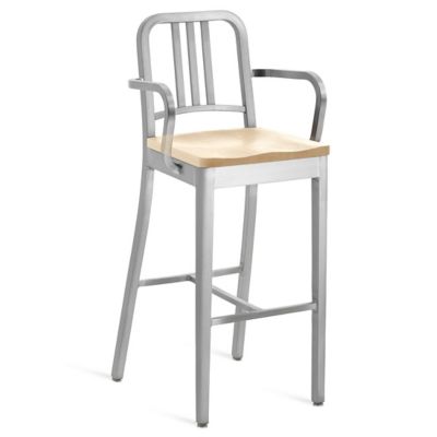 Navy Outdoor with Arm Bar / Counter Stool