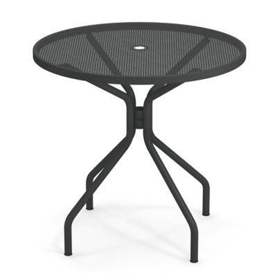 Cambi Outdoor Round Bistro Table with Umbrella Hole