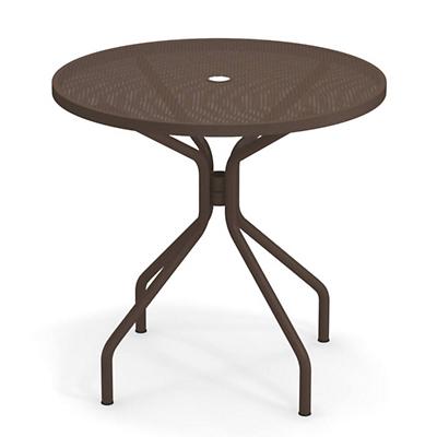 Cambi Outdoor Round Bistro Table with Umbrella Hole
