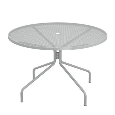 Cambi Outdoor Round Bistro Table with Umbrella Hole