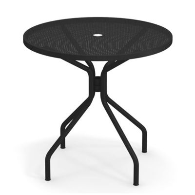 Cambi Outdoor Bistro Table w/Umbrella Hole (Blk|S)-OPEN BOX