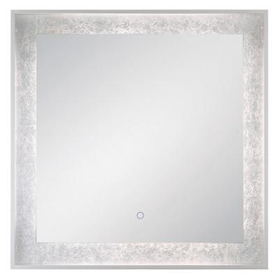 Edge-Lit Square LED Mirror